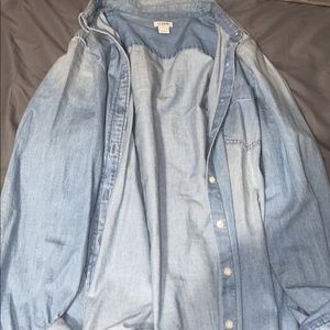 J. Crew Jean shirt